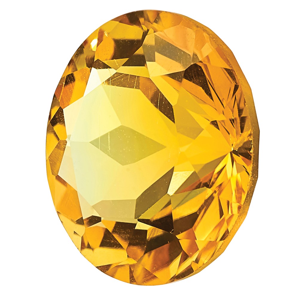 Edelstein Citrin Aa Qualität 4mm Rund