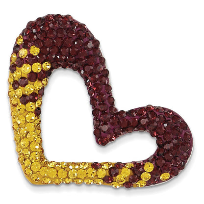 Sterlingsilber Swarovski Elements Herz Anhänger