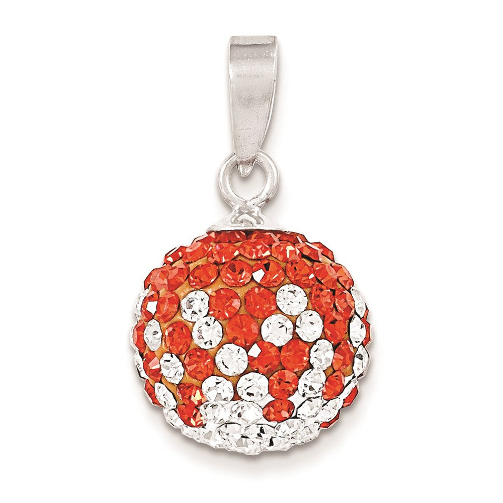 Sterlingsilber Swarovski Elements Kugel Anhänger