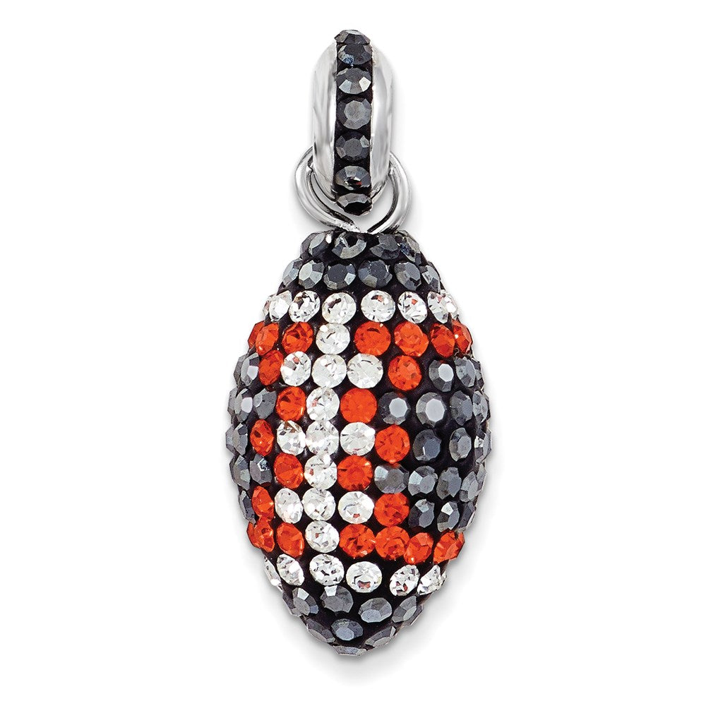 Sterlingsilber Swarovski Elements Football Anhänger
