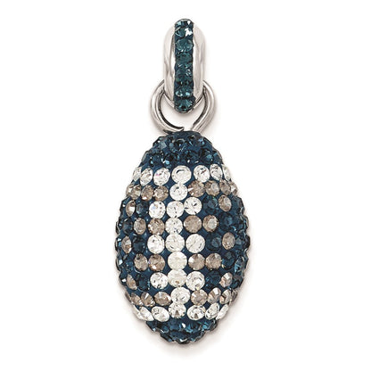 Sterlingsilber Swarovski Elements Football Anhänger