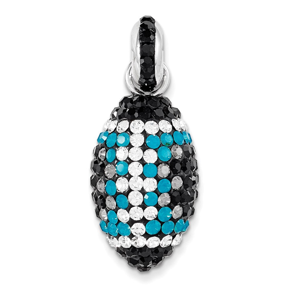 Sterlingsilber Swarovski Elements Football Anhänger
