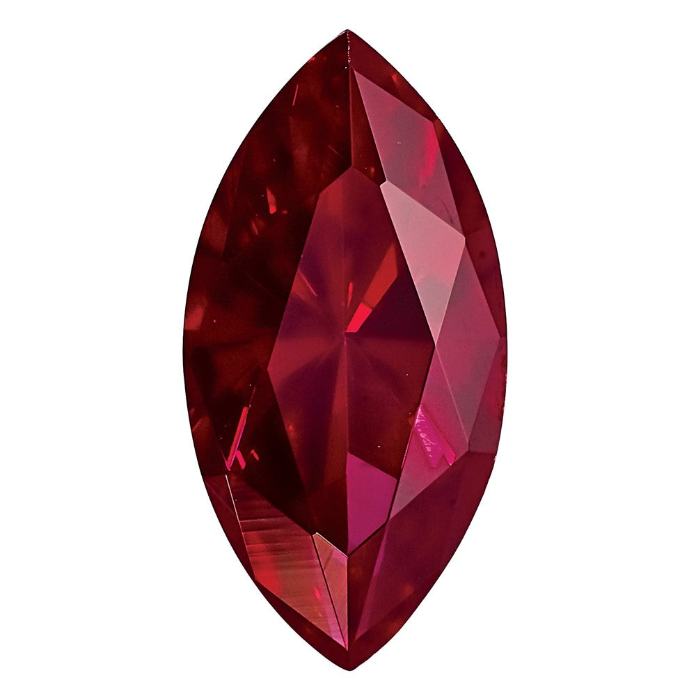 Edelstein Erzeugt Rubin 8x4mm Marquise