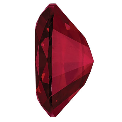 Edelstein Erzeugt Rubin 6x4mm Oval