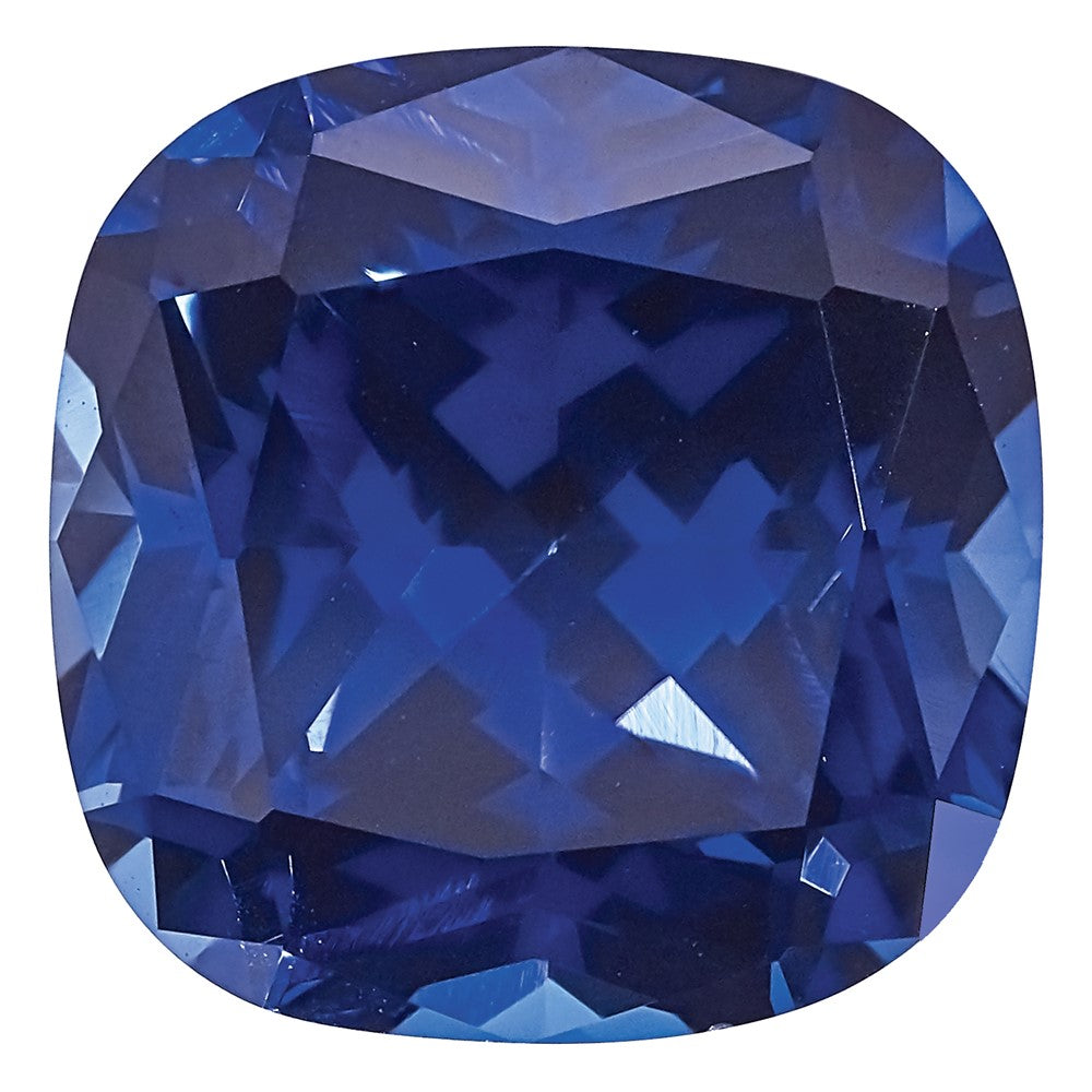 Edelstein Erzeugt Blau Saphir 6mm Antik Kissen
