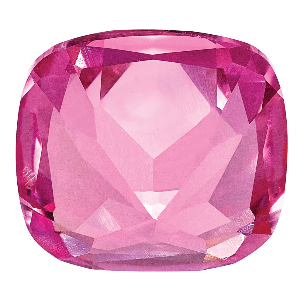 Edelstein Erzeugt Rosa Saphir 6mm Antik Kissen