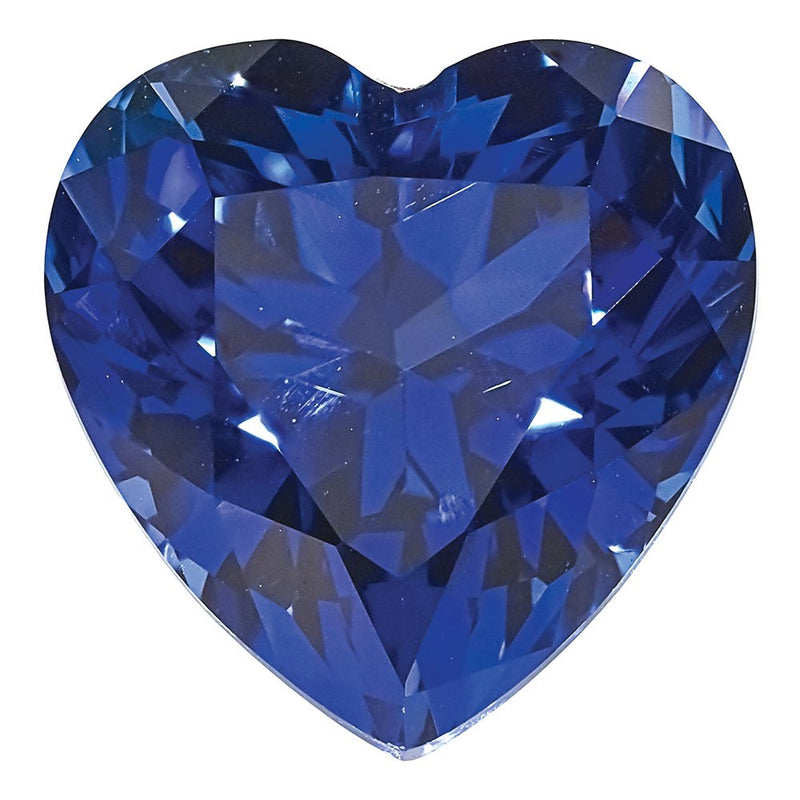 Edelstein Erzeugt Blau Saphir 6mm Herz