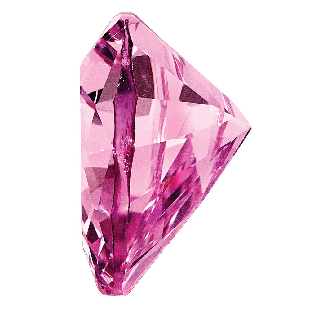 Edelstein Erzeugt Rosa Saphir 5mm Herz