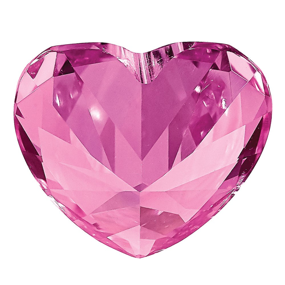 Edelstein Erzeugt Rosa Saphir 7mm Herz