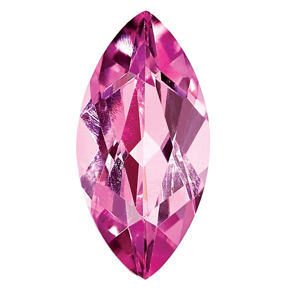 Edelstein Erzeugt Rosa Saphir 10x5mm Marquise