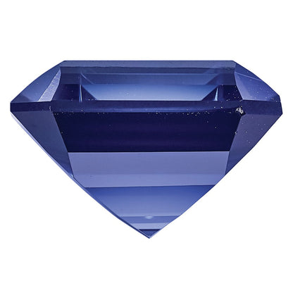 Edelstein Erzeugt Blau Saphir 6x4mm Smaragdschliff