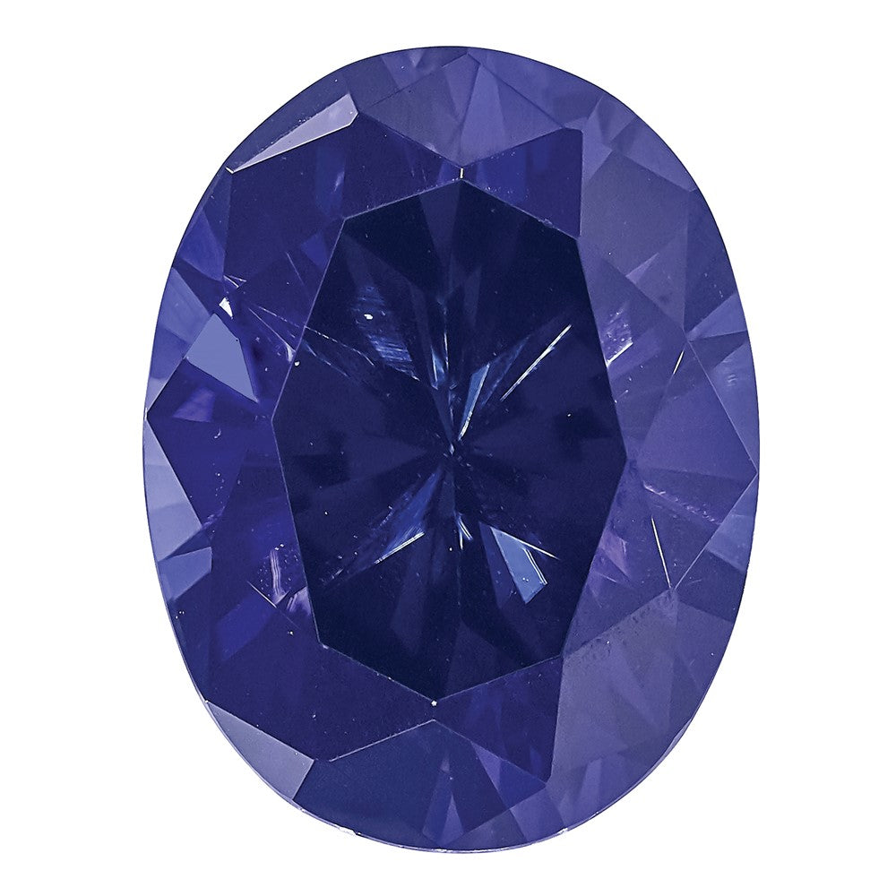 Edelstein Erzeugt Blau Saphir 9x7mm Oval