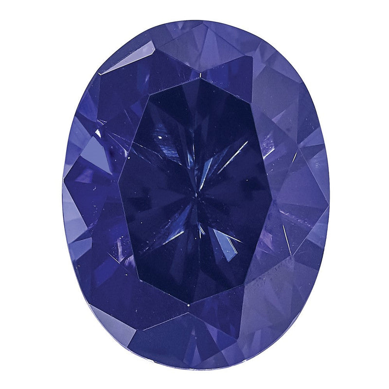 Edelstein Erzeugt Blau Saphir 9x7mm Oval