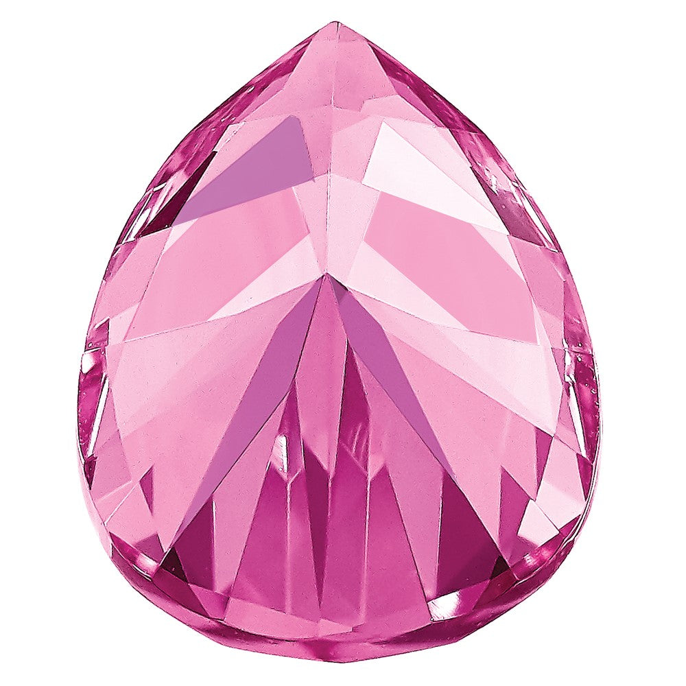 Edelstein Erzeugt Rosa Saphir 7x5mm Tropfen