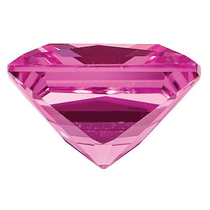 Edelstein Erzeugt Rosa Saphir 7mm Princess