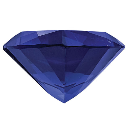 Edelstein Erzeugt Blau Saphir 7mm Trillant