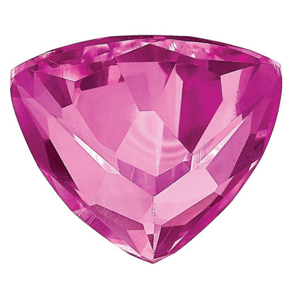 Edelstein Erzeugt Rosa Saphir 6mm Trillant
