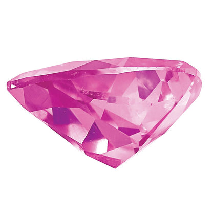 Edelstein Erzeugt Rosa Saphir 6mm Trillant