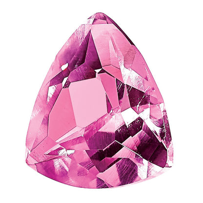 Edelstein Erzeugt Rosa Saphir 6mm Trillant