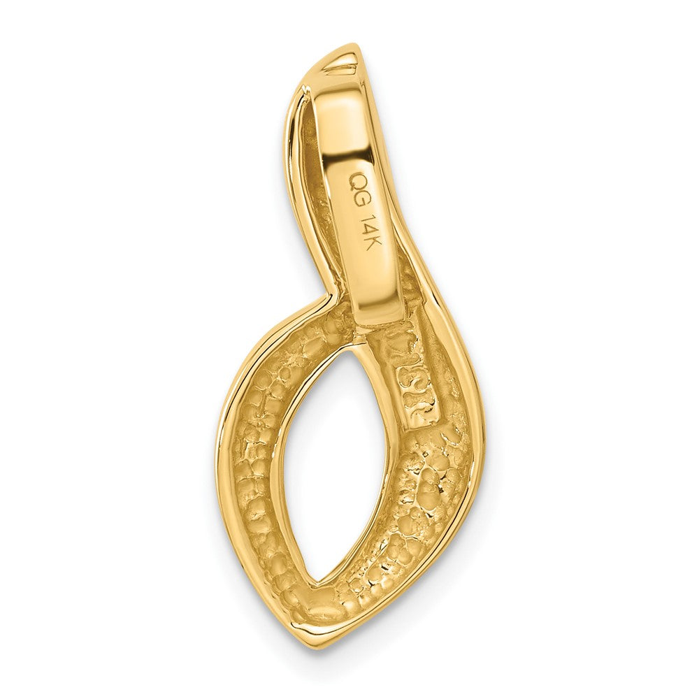 14K Gelbgold 14K Passt Up To 6mm Normal, 8mm Fantasie Omega Anhänger