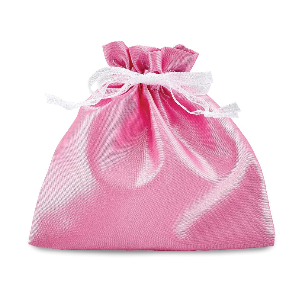 Sterlingsilber Herz Rosa Muschel Perle & Kristall Dehnbar Armband mit Pouch