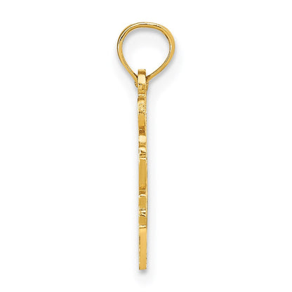 14K Gelbgold Massiv Oregon State Anhänger