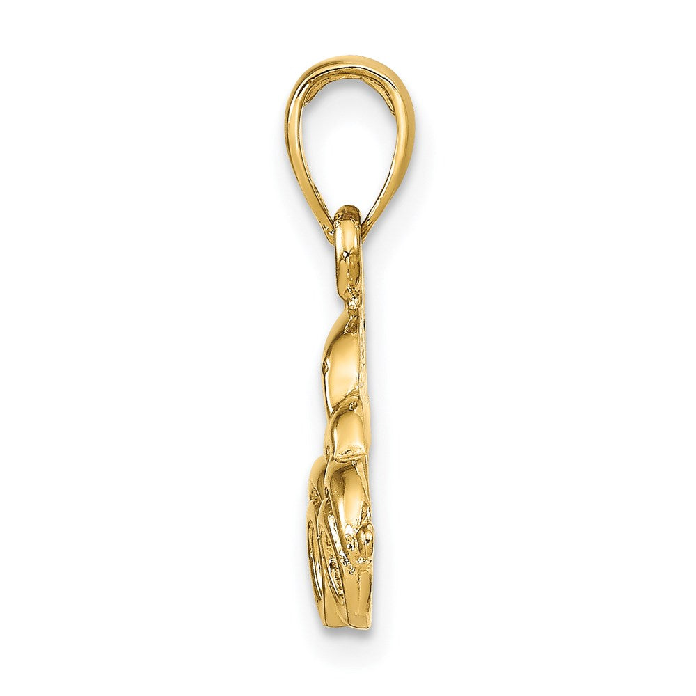 14K Gelbgold Anhänger Klassisches Oldtimer-Auto