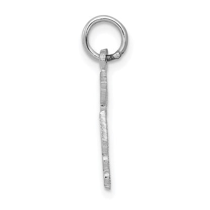 14K Weißgold Rn Charm