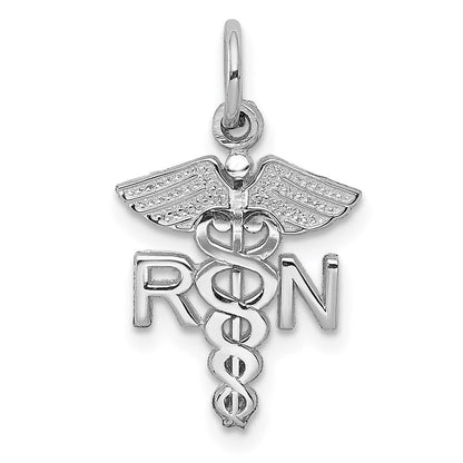 14K Weißgold Rn Charm