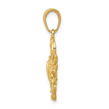 14K Gelbgold Skorpion-Anhänger