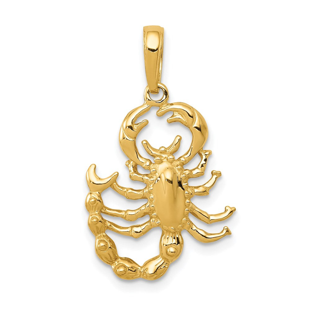 14K Gelbgold Skorpion-Anhänger