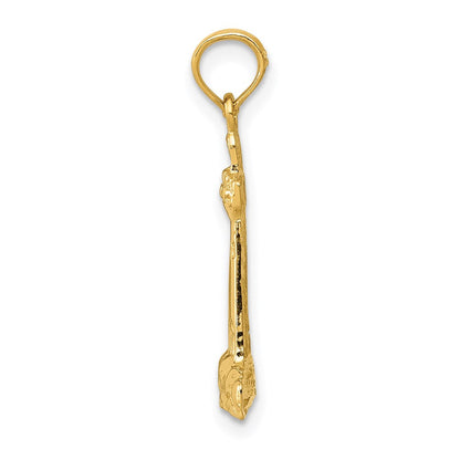 14K Gelbgold Cape May Leuchtturm Charm