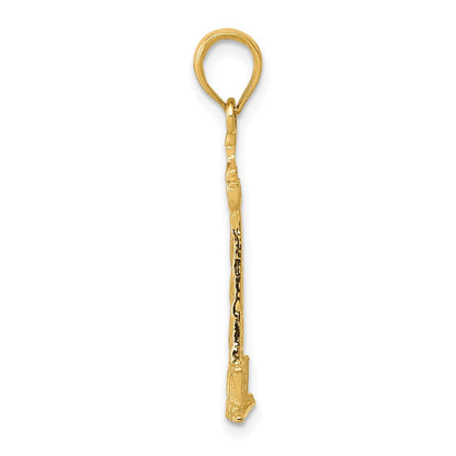14K Gelbgold Leuchtturm Anhänger