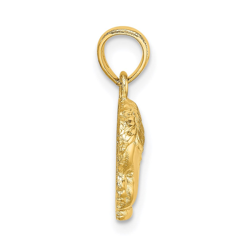 14K Gelbgold Junge Kopf Charm