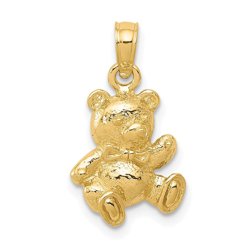 14K Gelbgold Teddybär-Charm
