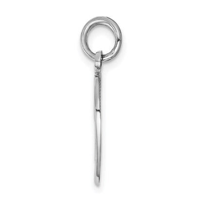 14K Weißgold Herz-Charm „Mutter und Tochter“ zum Auseinandernehmen