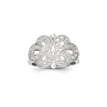 14K Weißgold Fancy-Ring