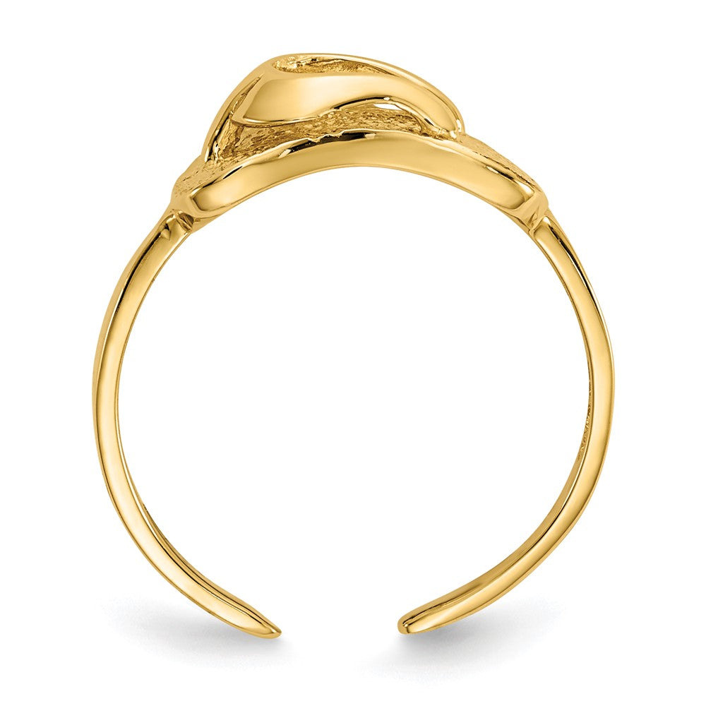 14K Gelbgold Sandal Zehenring
