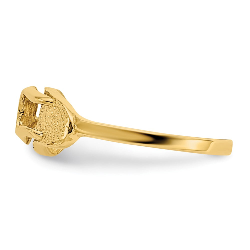 14K Gelbgold Sandal Zehenring