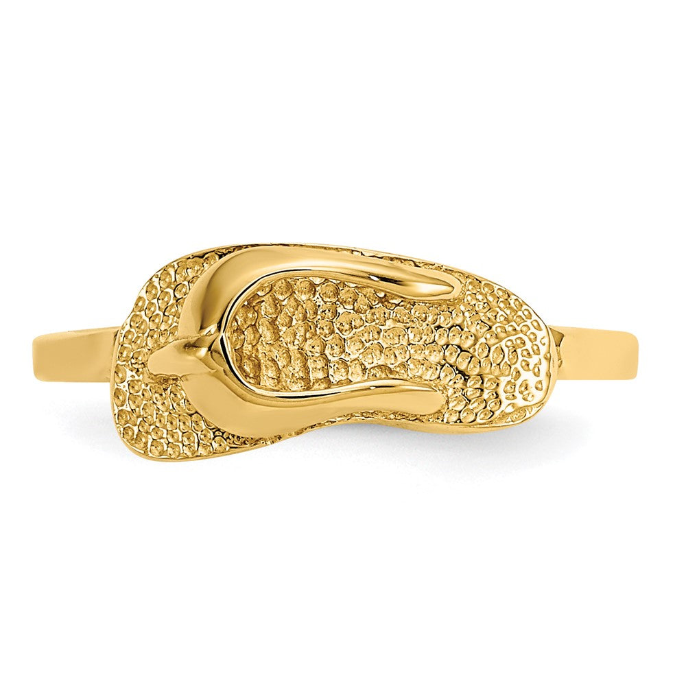 14K Gelbgold Sandal Zehenring