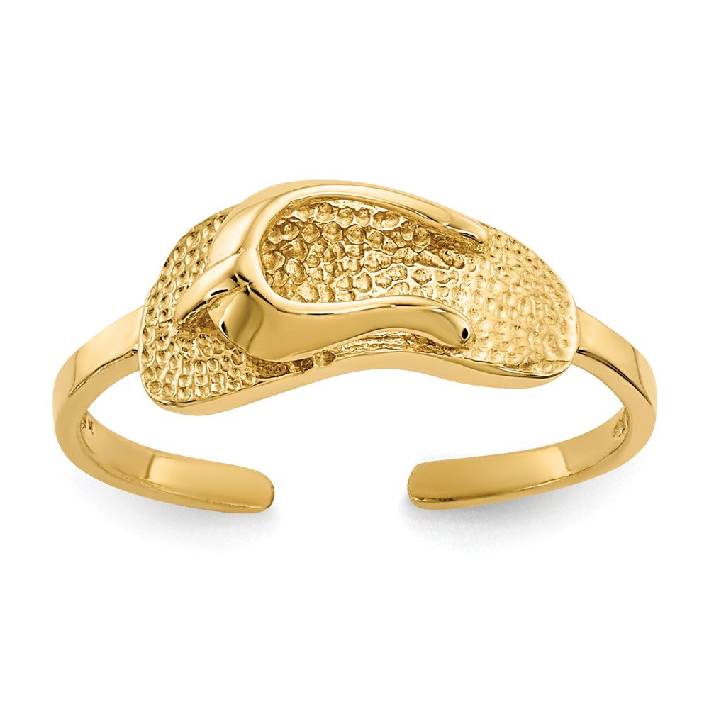 14K Gelbgold Sandal Zehenring