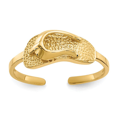14K Gelbgold Sandal Zehenring