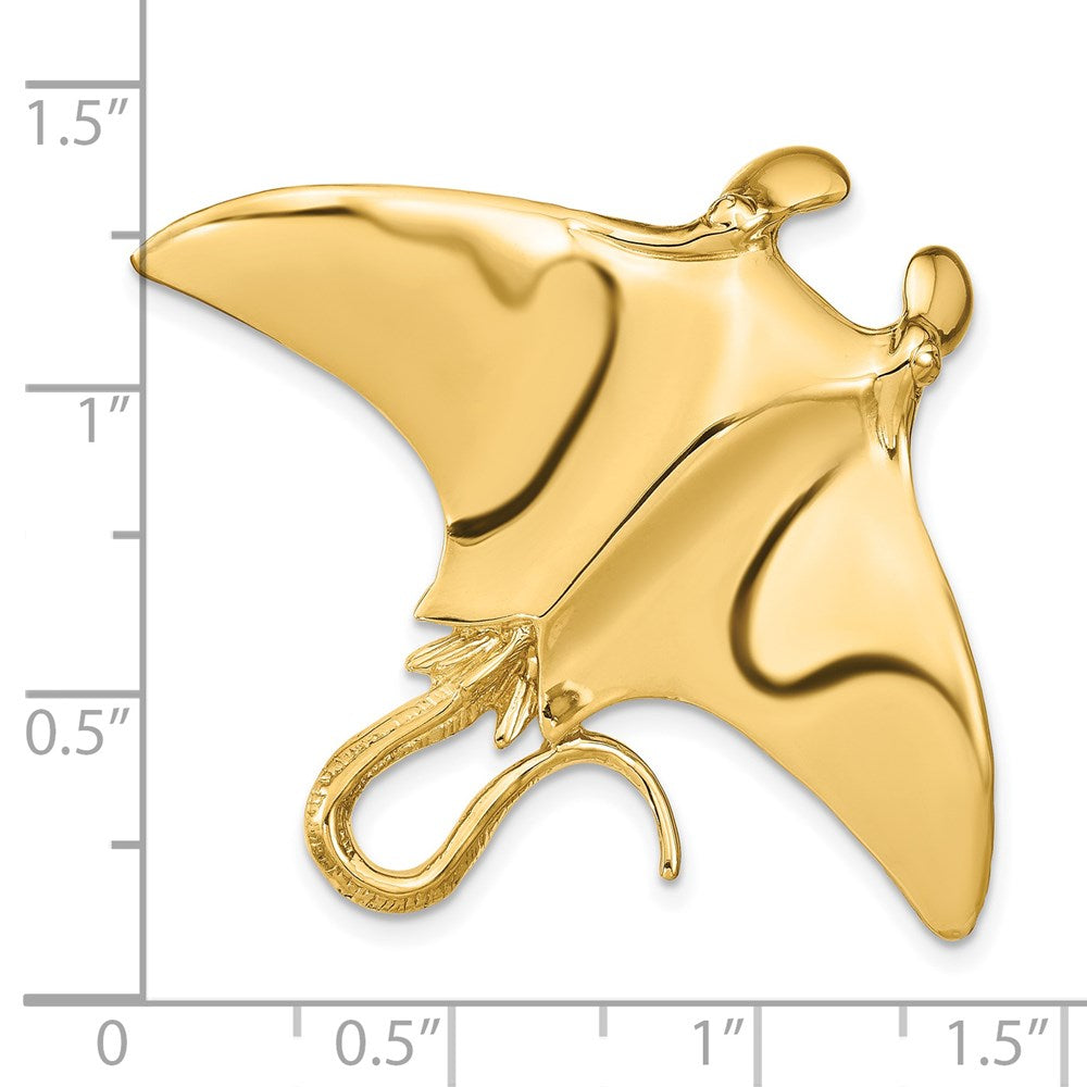 14K Gelbgold Manta Ray Anhänger