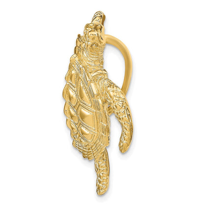 14K Gelbgold Meer Schildkröte Anhänger