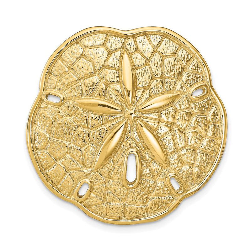 14K Gelbgold Sand Dollar Anhänger