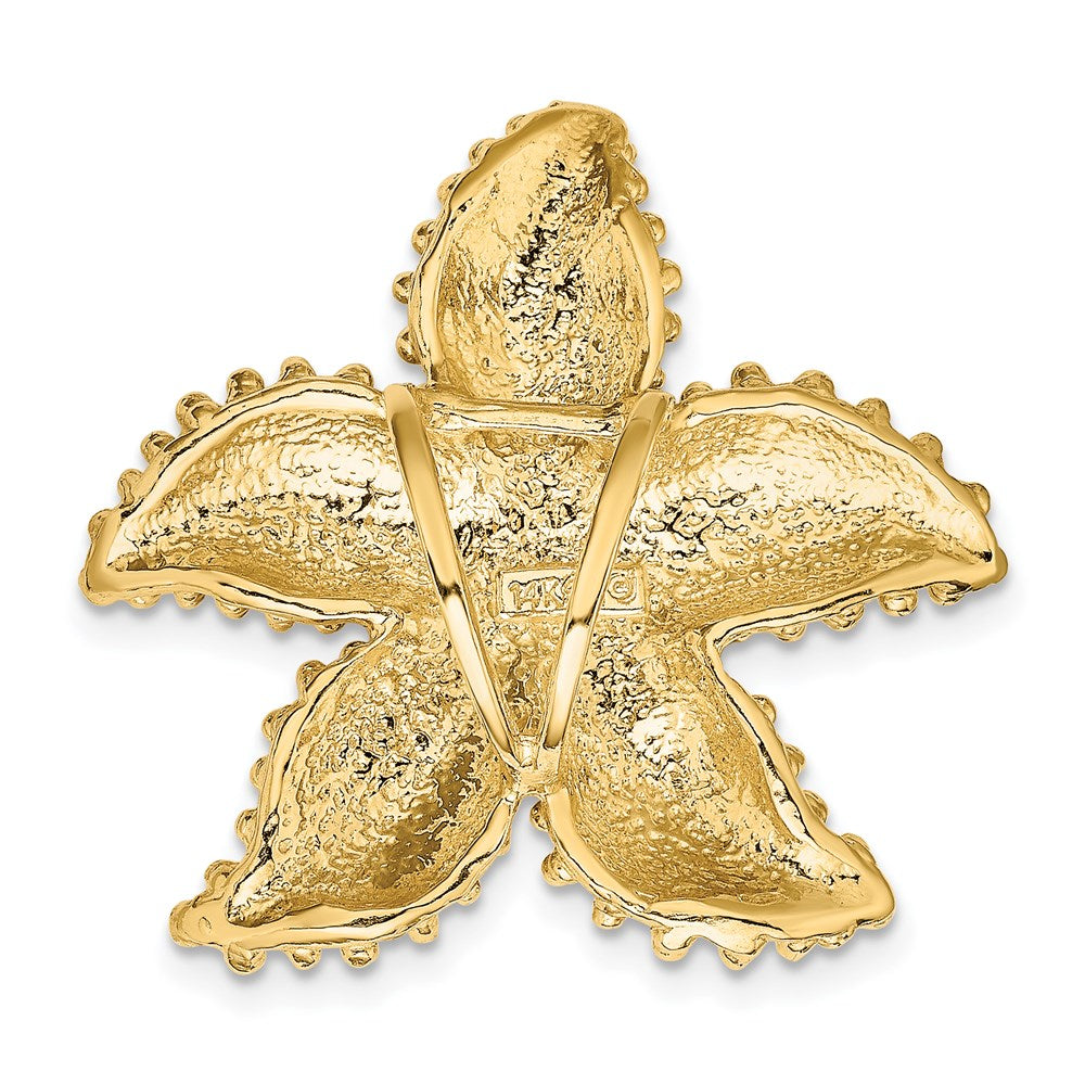 14K Gelbgold Klein Seestern Anhänger