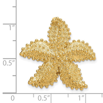 14K Gelbgold Klein Seestern Anhänger