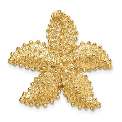 14K Gelbgold Klein Seestern Anhänger