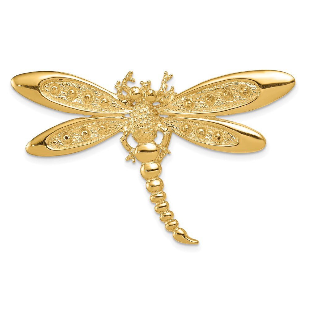14K Gelbgold Libelle Anhänger