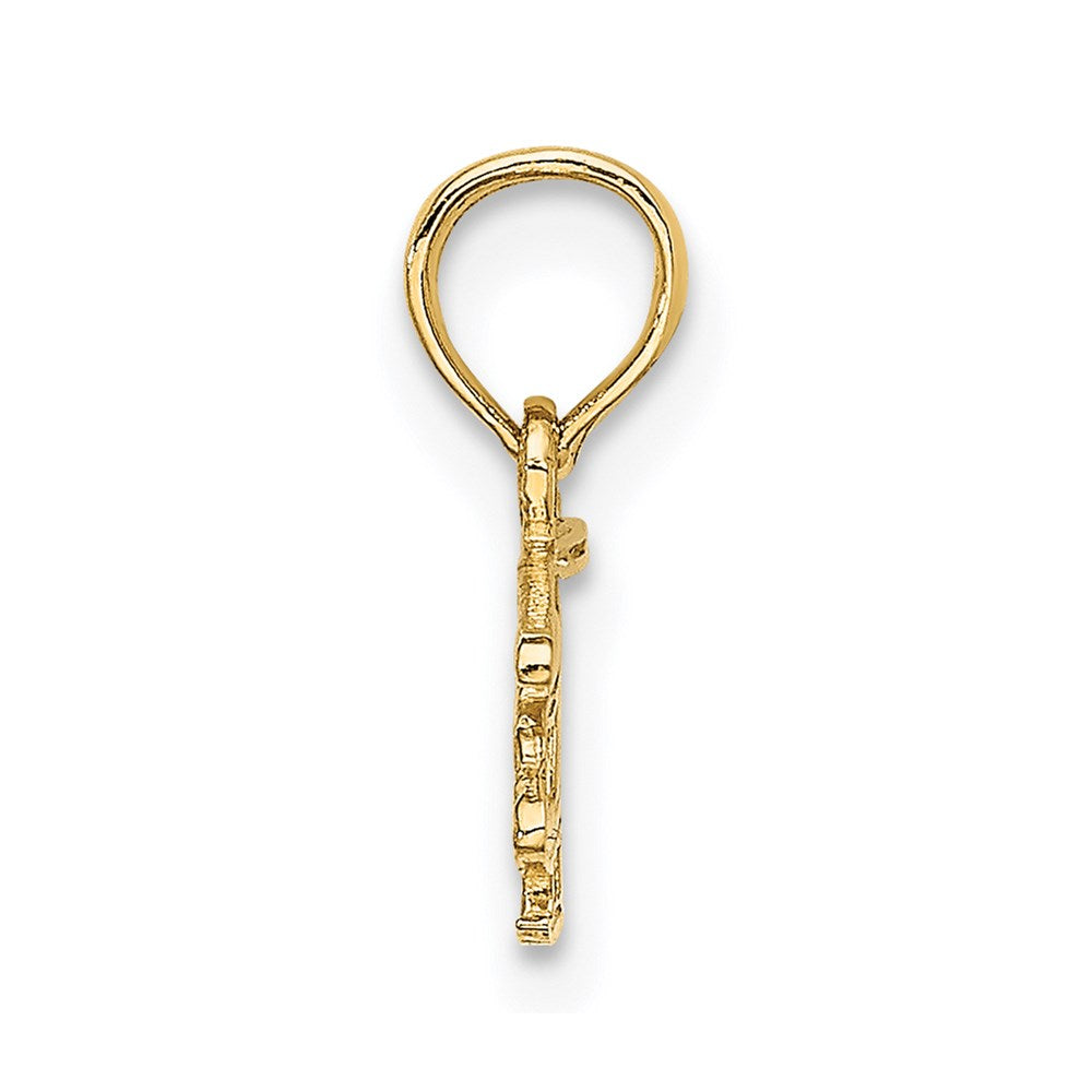 14K Gelbgold Helicopter Charm